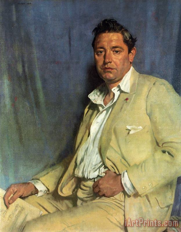 Count John Mccormack painting - Sir William Newenham Montague Orpen Count John Mccormack Art Print