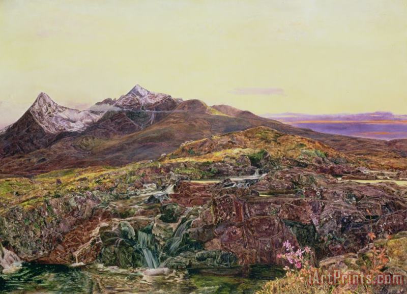 Skye from Sligechan John William Inchbold Art Painting