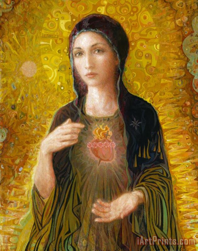 Smith Catholic Art Immaculate Heart of Mary Art Print