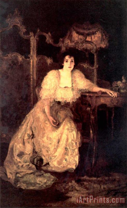 Solomon Joseph Solomon Portrait of a Lady Art Print