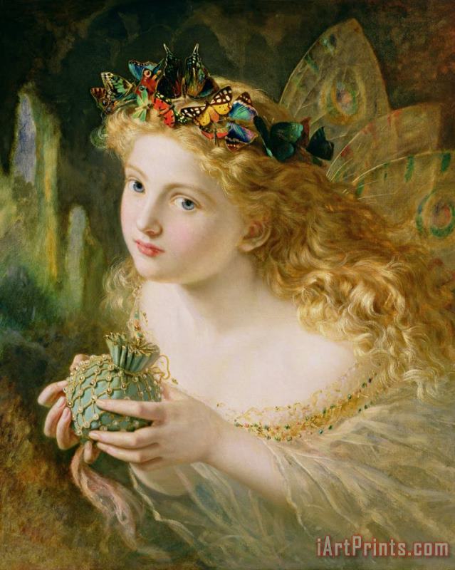 Sophie Anderson Take The Fair Face Of Woman Art Print