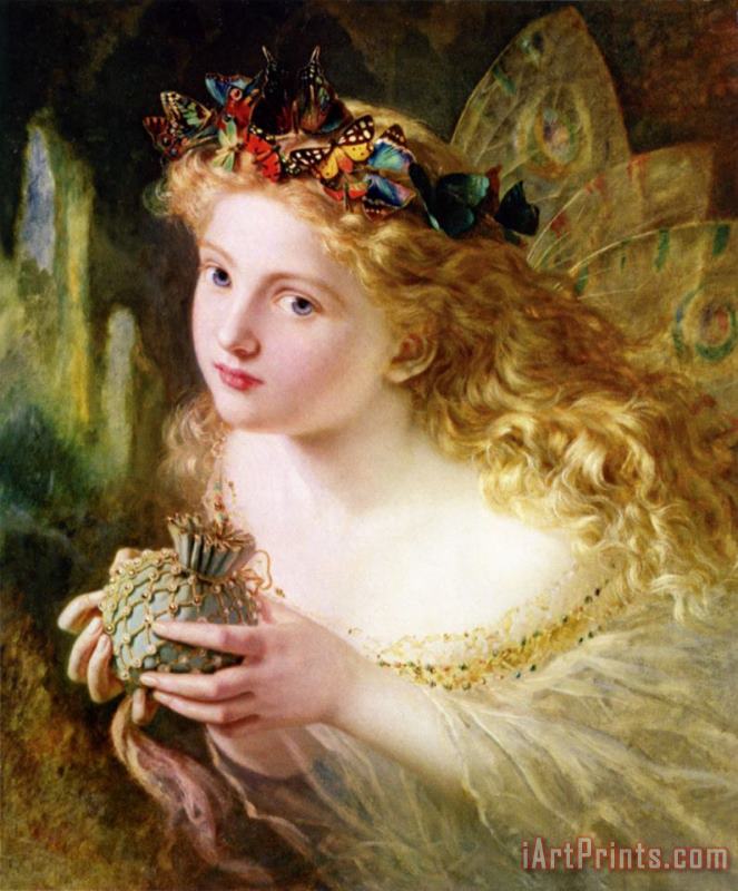 Take The Fair Face of Woman painting - Sophie Gengembre Anderson Take The Fair Face of Woman Art Print