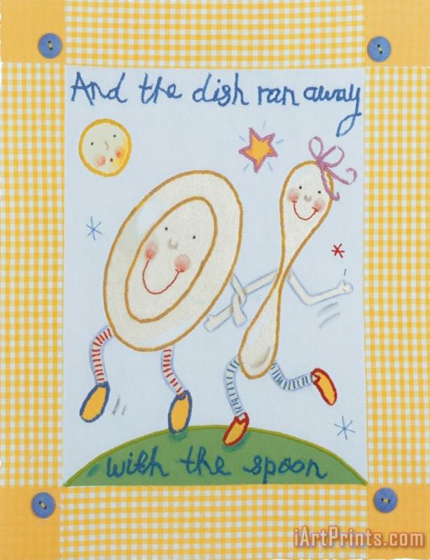 And The Dish Ran Away painting - Sophie Harding And The Dish Ran Away Art Print