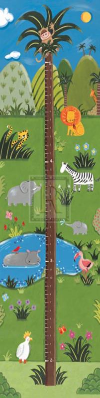 Sophie Harding Jungle Growth Chart Art Painting