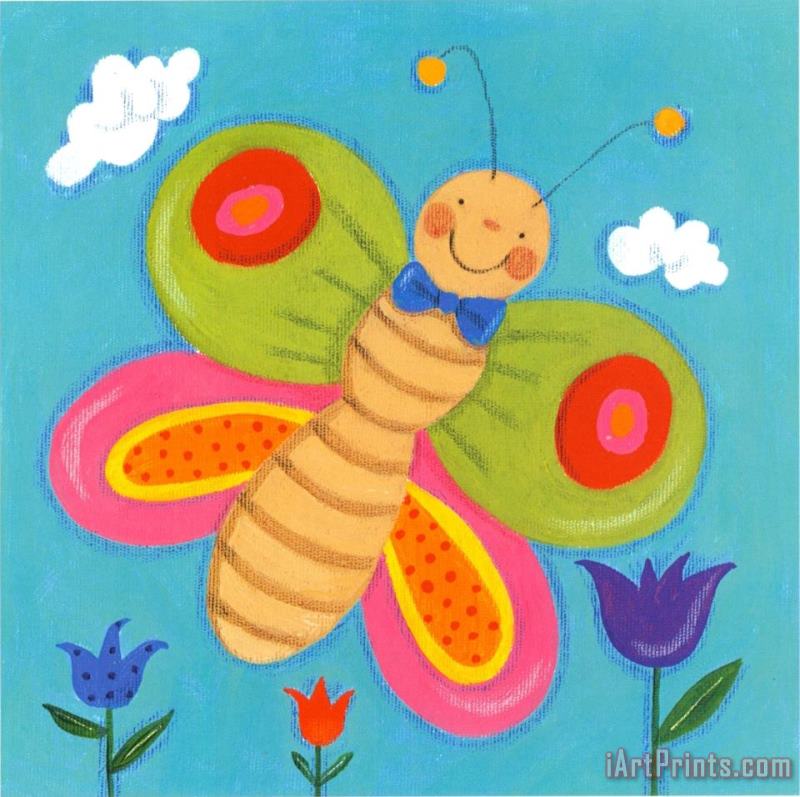 Mini Bugs III painting - Sophie Harding Mini Bugs III Art Print