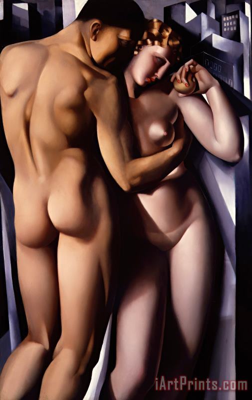 tamara de lempicka Adam And Eve Art Painting