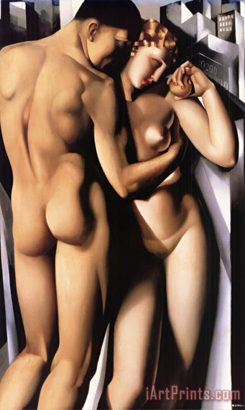 tamara de lempicka Adam Et Eve, 2001 Art Print