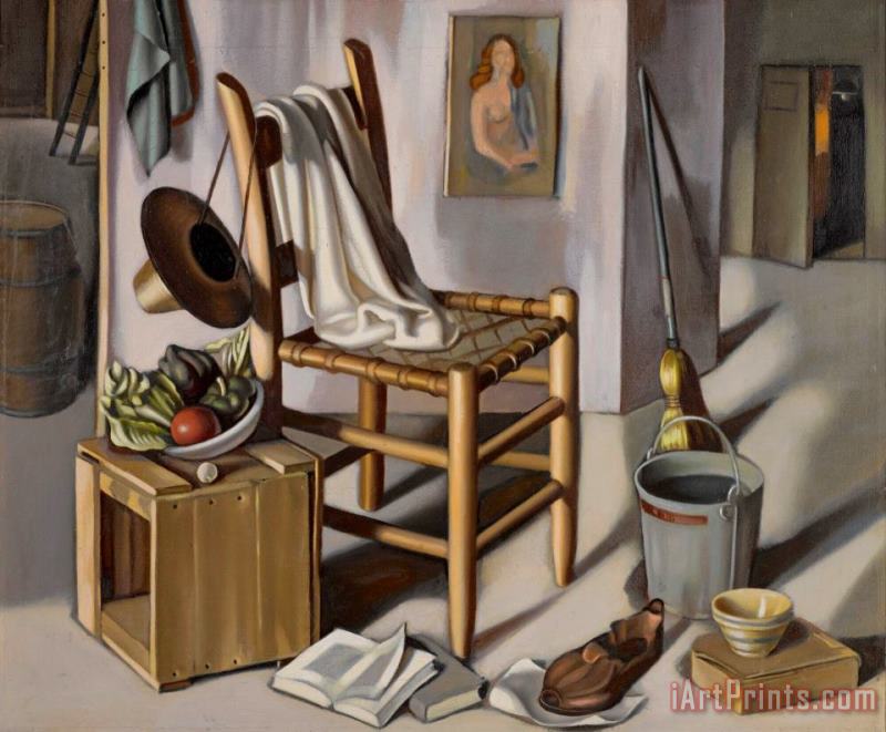 Composition Dans L Atelier, 1941 painting - tamara de lempicka Composition Dans L Atelier, 1941 Art Print