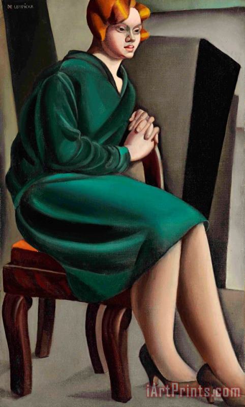 tamara de lempicka Femme Assise, 1925 Art Painting