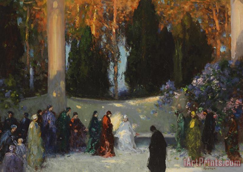 TE Mostyn The Audience Art Painting