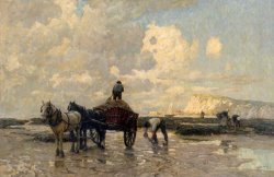Terrick Williams Seaweed Gatherers painting