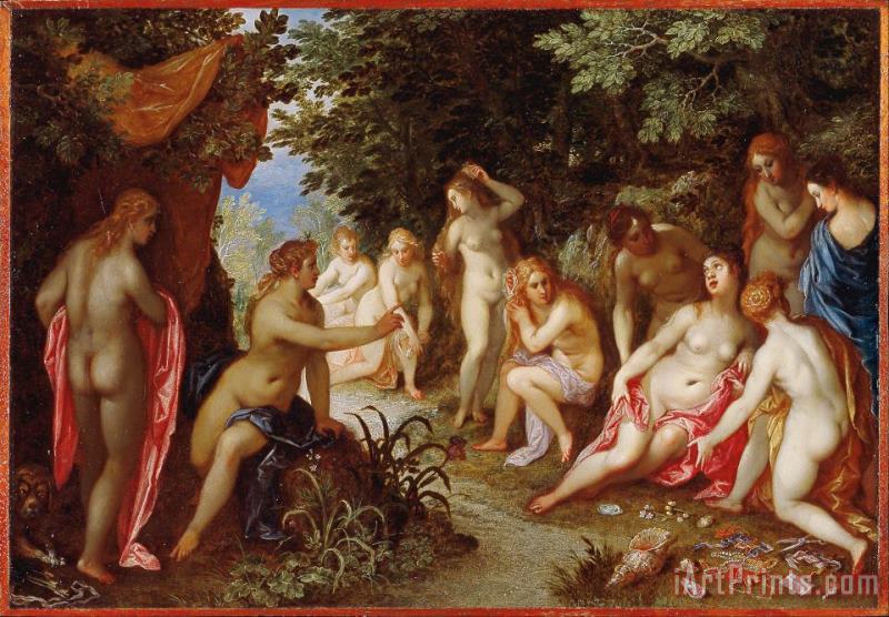 Diana And Callisto painting - the elder and Hendrick van Balen Jan Brueghel Diana And Callisto Art Print