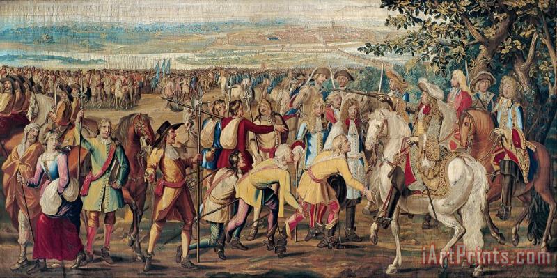 The Gobelins Manufactory The Surrender of Marsal Art Painting