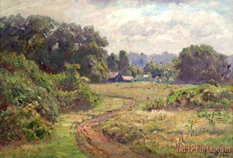 Theodore Clement Steele A Summer Day Art Painting
