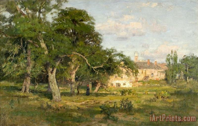 Theodore Clement Steele Untitled Landscape Art Painting