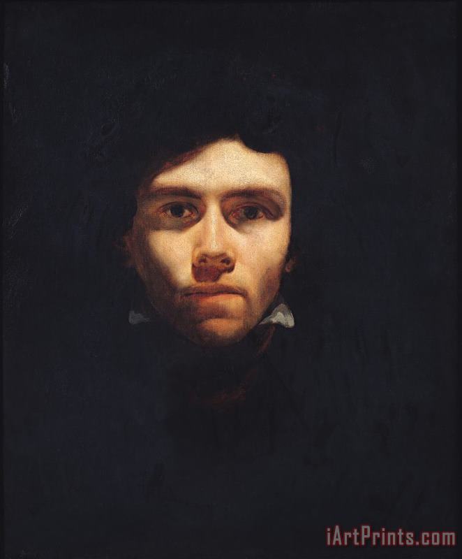 Theodore Gericault Portrait of Eugene Delacroix (1798 1863) Art Painting