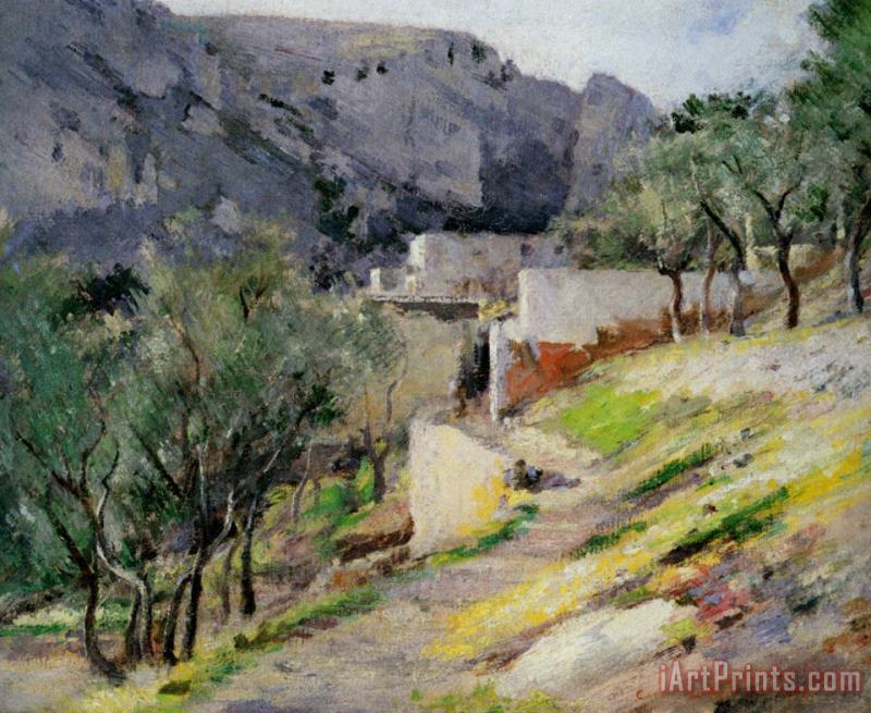 Theodore Robinson Capri Art Painting