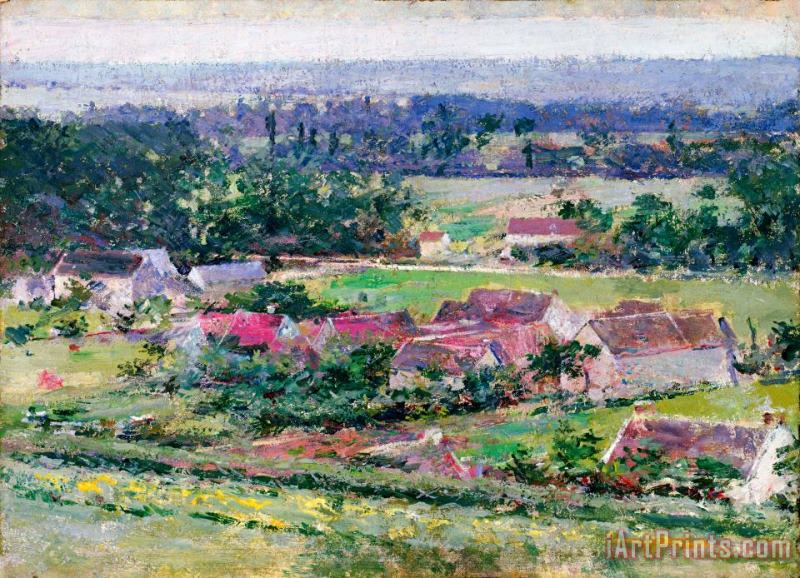 Giverny painting - Theodore Robinson Giverny Art Print