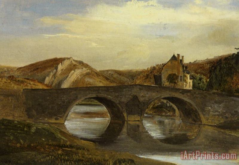 Pont Dans Le Jura painting - Theodore Rousseau Pont Dans Le Jura Art Print