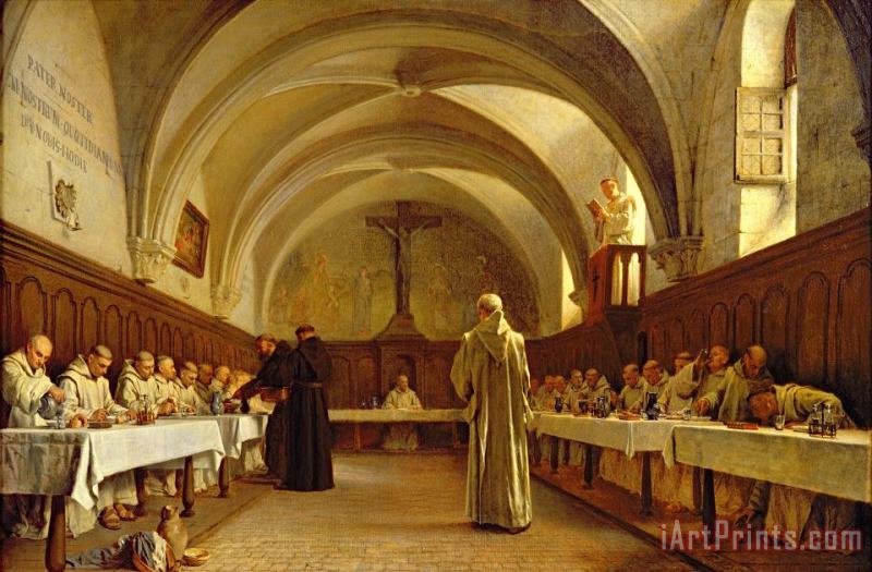 The Refectory painting - Theophile Gide The Refectory Art Print