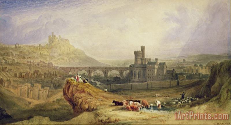 Edinburgh painting - Thomas Brabazon Aylmer Edinburgh Art Print