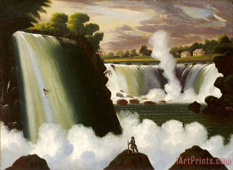 Thomas Chambers Niagara Falls, C. 1835 Art Print
