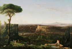 Thomas Cole Italian Scene Composition painting