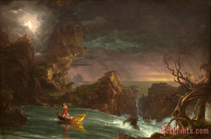 Thomas Cole The Voyage of Life: Manhood Art Painting
