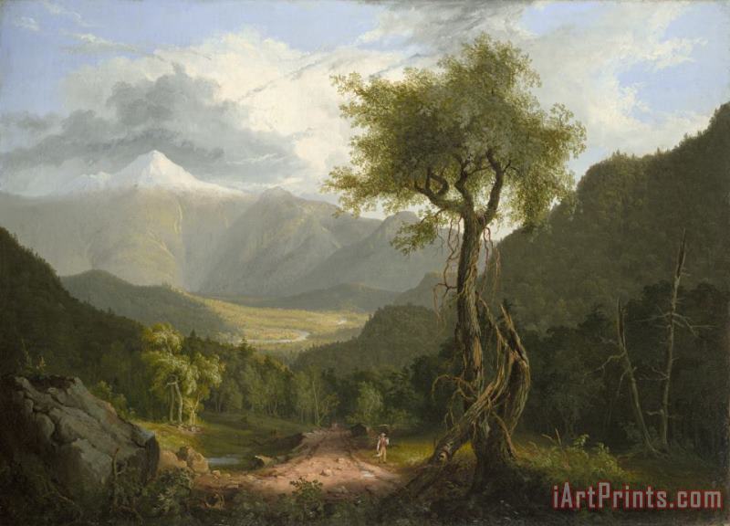 Thomas Cole View in The White Mountains Art Painting