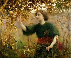 Thomas Cooper Gotch A Golden Dream