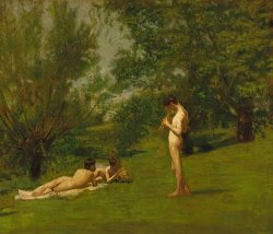 Thomas Cowperthwait Eakins Arcadia Circa 1883