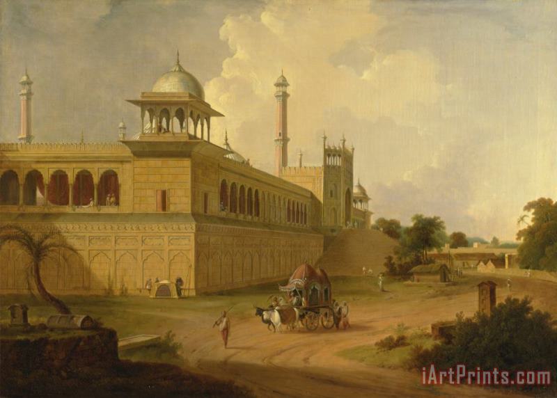 Thomas Daniell Jami Masjid, Delhi Art Print