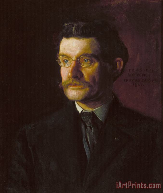 Thomas Eakins Portrait of Thomas J. Eagan Art Painting