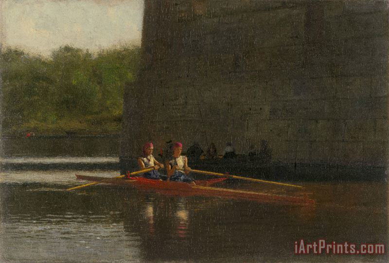 The Oarsmen The Schreiber Brothers painting - Thomas Eakins The Oarsmen The Schreiber Brothers Art Print