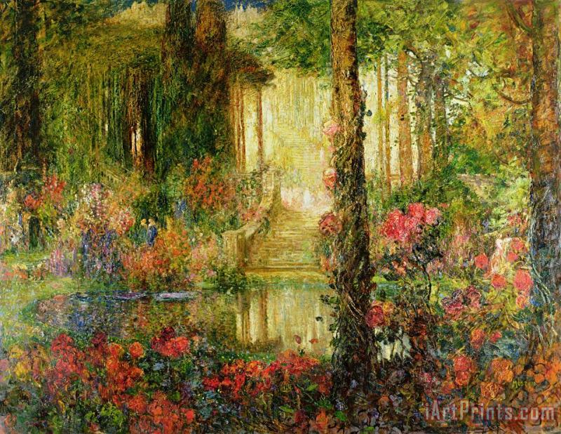 Thomas Edwin Mostyn The Garden of Enchantment Art Painting