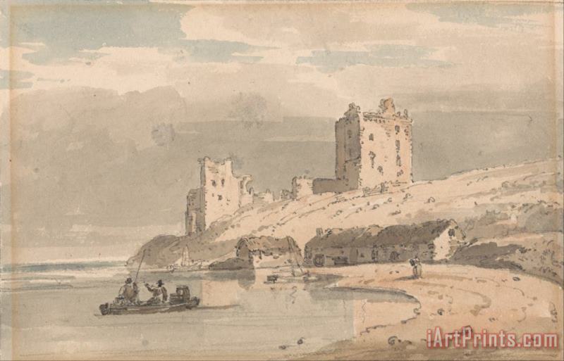 Thomas Girtin Ruins on The Coast Art Print