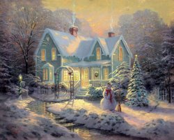 Thomas Kinkade Blessings of Christmas