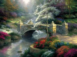 Thomas Kinkade Bridge of Hope