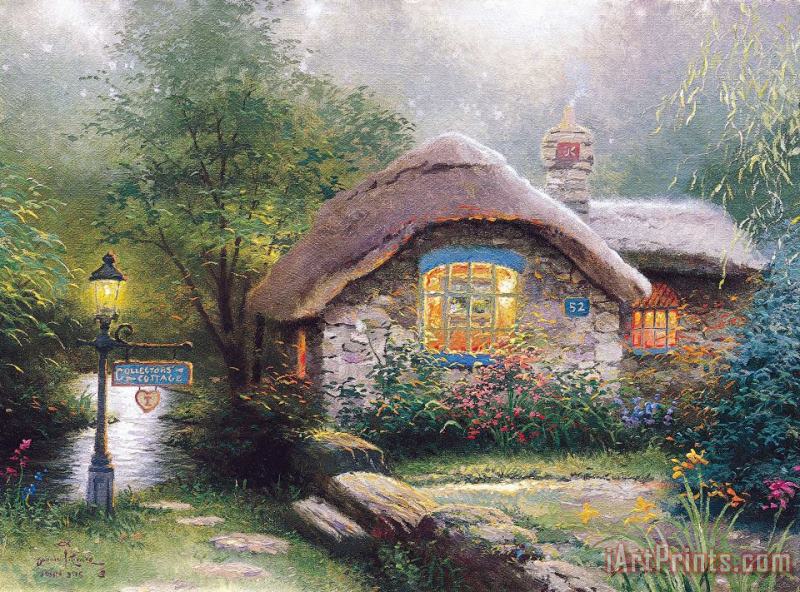 Collector's Cottage I painting - Thomas Kinkade Collector's Cottage I Art Print