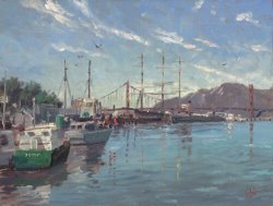 Thomas Kinkade Fisherman's Wharf, Marina