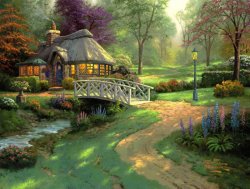 Thomas Kinkade Friendship Cottage