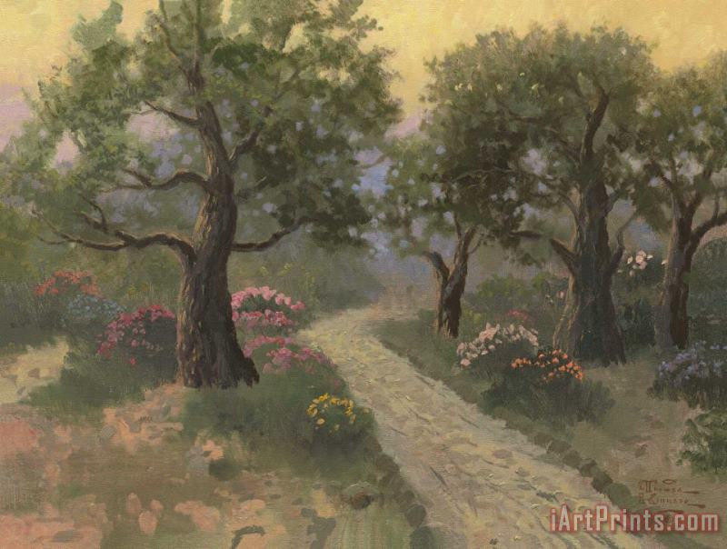 Thomas Kinkade Garden of Gethsemane Art Painting