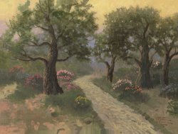 Impressionism Art for sale - Garden of Gethsemane by Thomas Kinkade