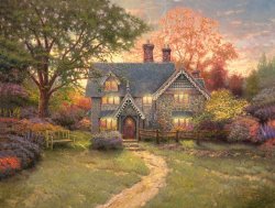 Thomas Kinkade Gingerbread Cottage
