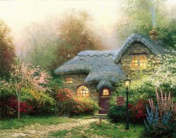 Thomas Kinkade Heather's Hutch
