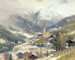 Thomas Kinkade Heiligen Blut painting