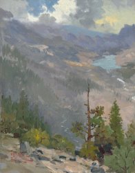 Thomas Kinkade High Country Vista painting