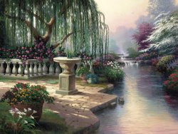 Thomas Kinkade Hour of Prayer painting