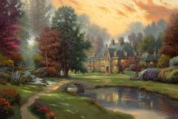 Thomas Kinkade Lakeside Manor