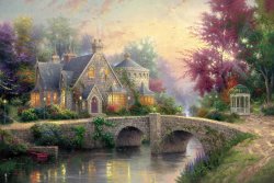 Thomas Kinkade Lamplight Manor